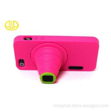 Unique pink Cell Phone Protective Cases With debossed logo